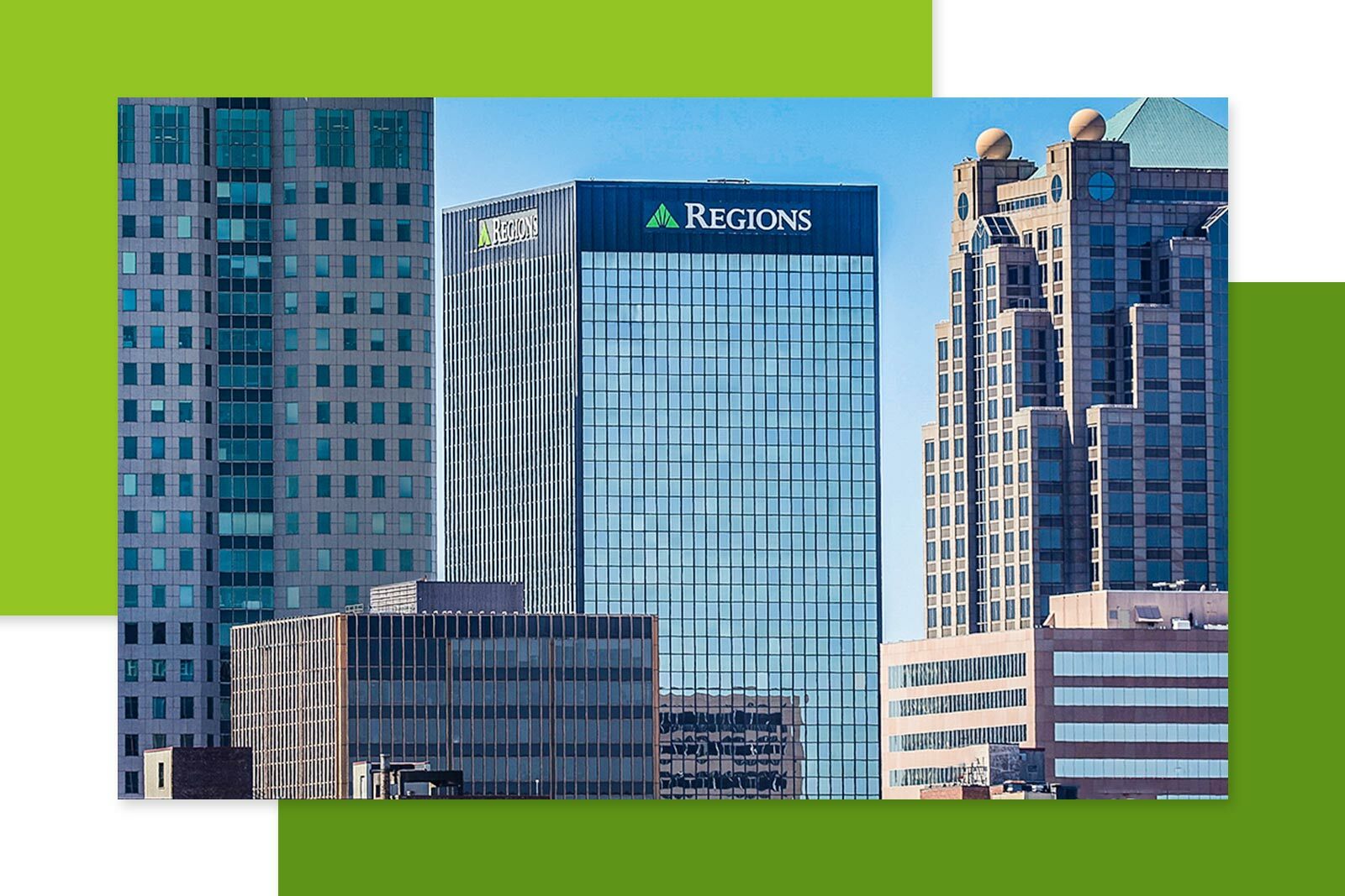 Birmingham Alabama skyline with Regions Center building