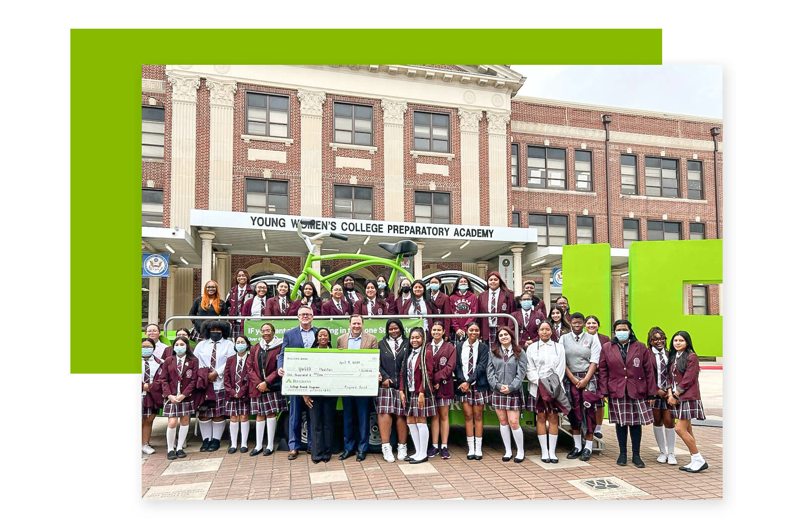 YWCPA Houston Check Presentation