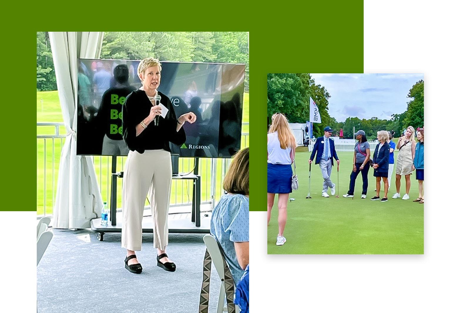 photos from the executive women's lunch at the Regions Tradition