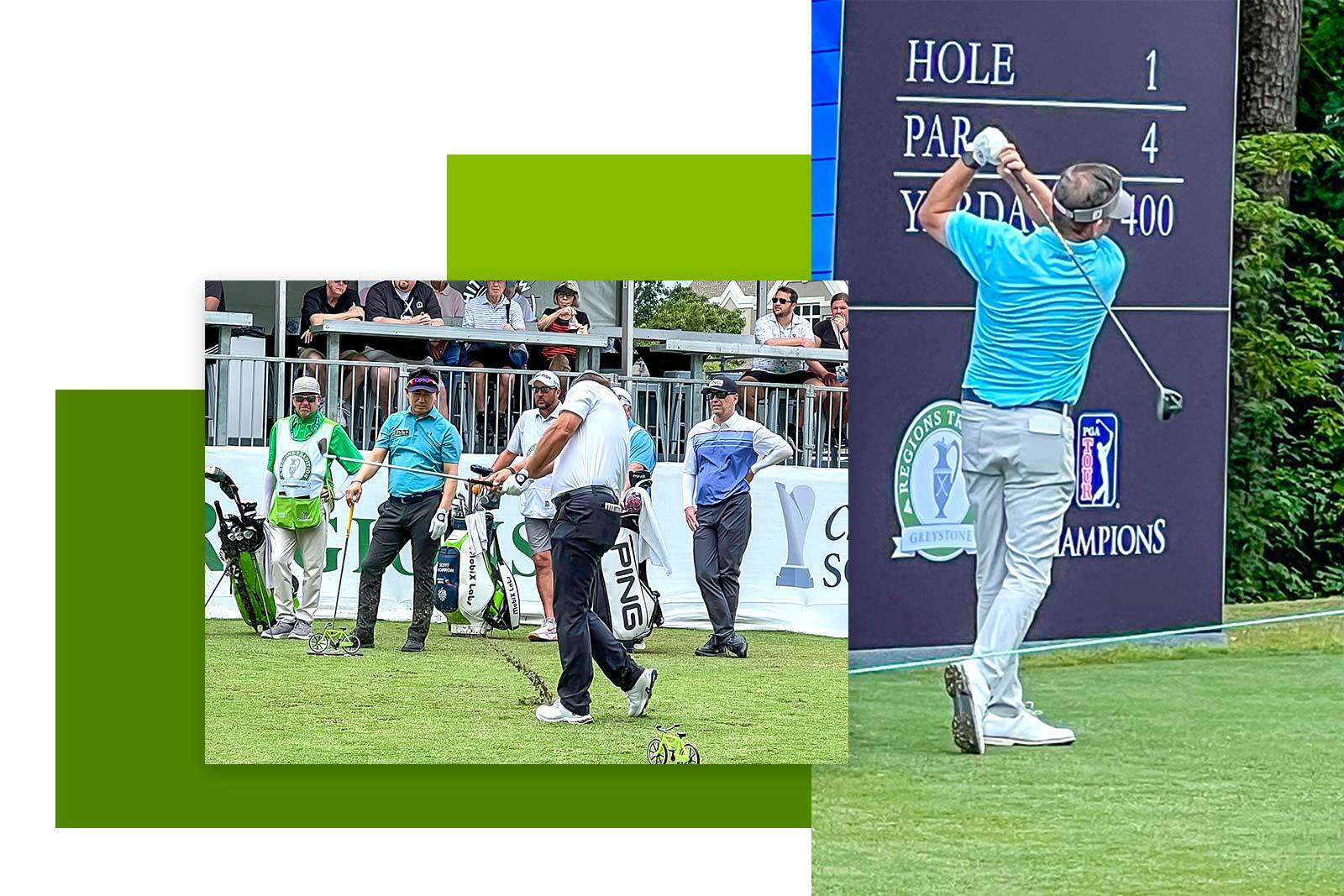 Regions Tradition Golf players collage