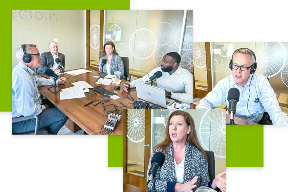 behind the scenes photos of Regions Business Radio Podcast