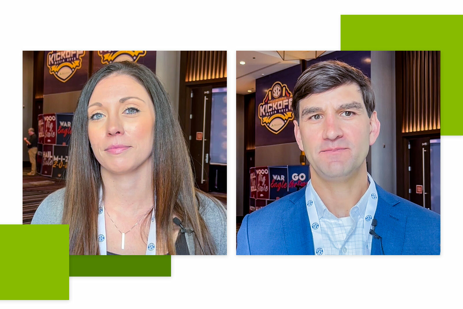 Megan Ganschow and Wally Conyers.