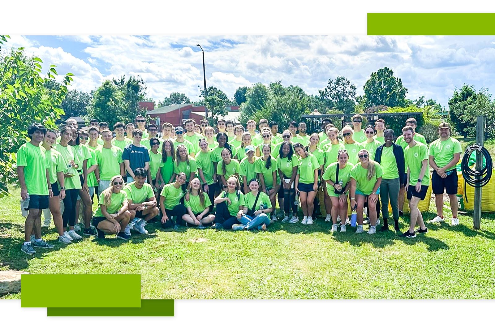 Group of students outside