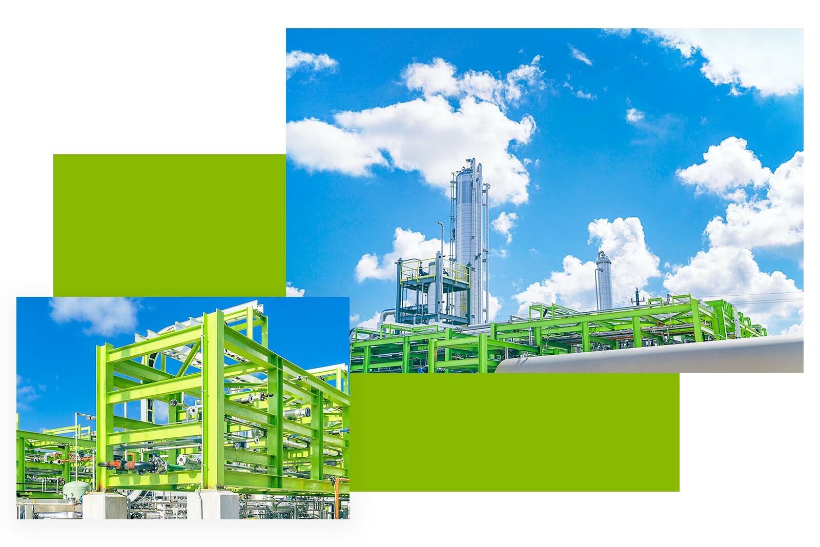 images of Solugen chemical plant.