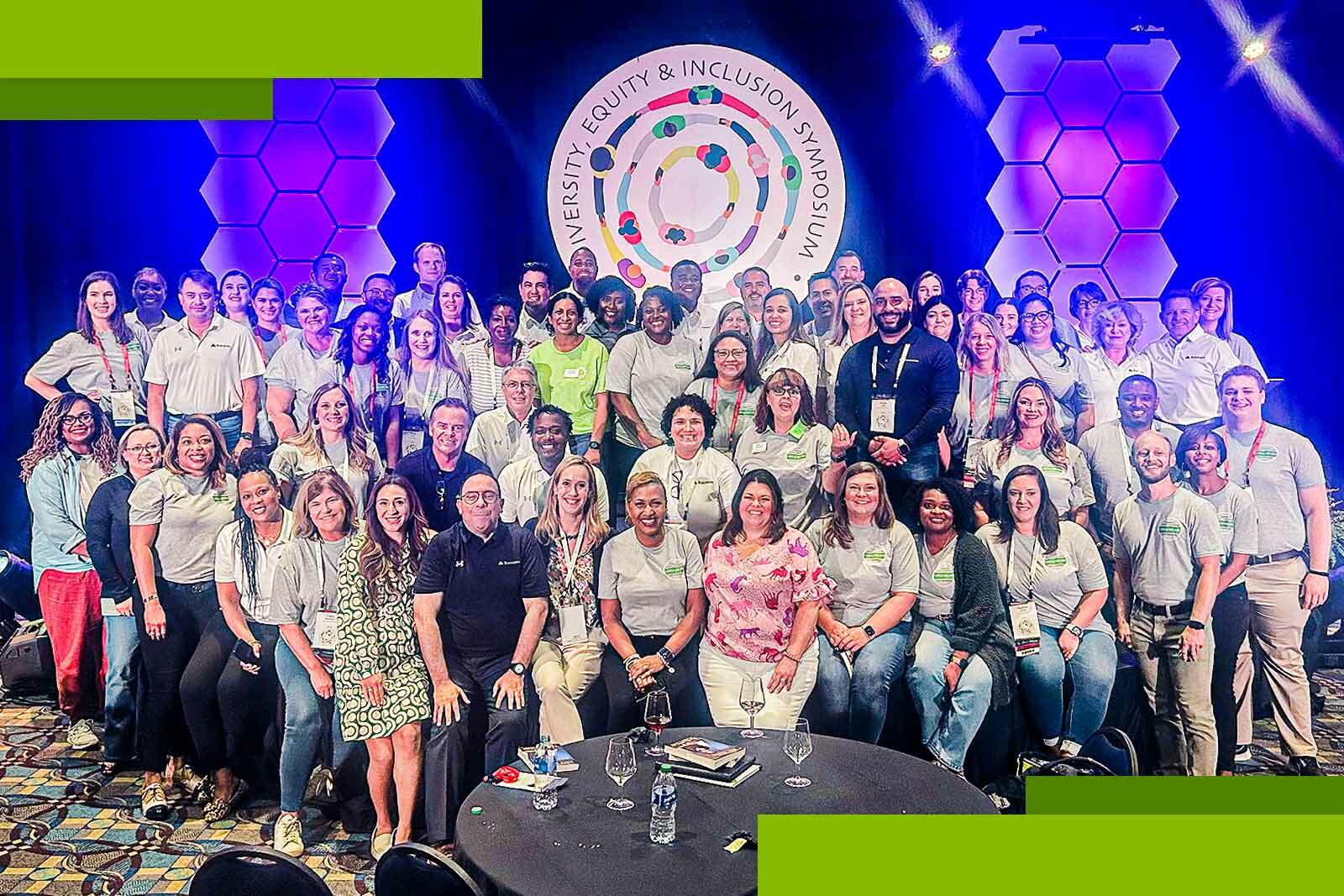 Group photo of some of the Regions associates taking part...