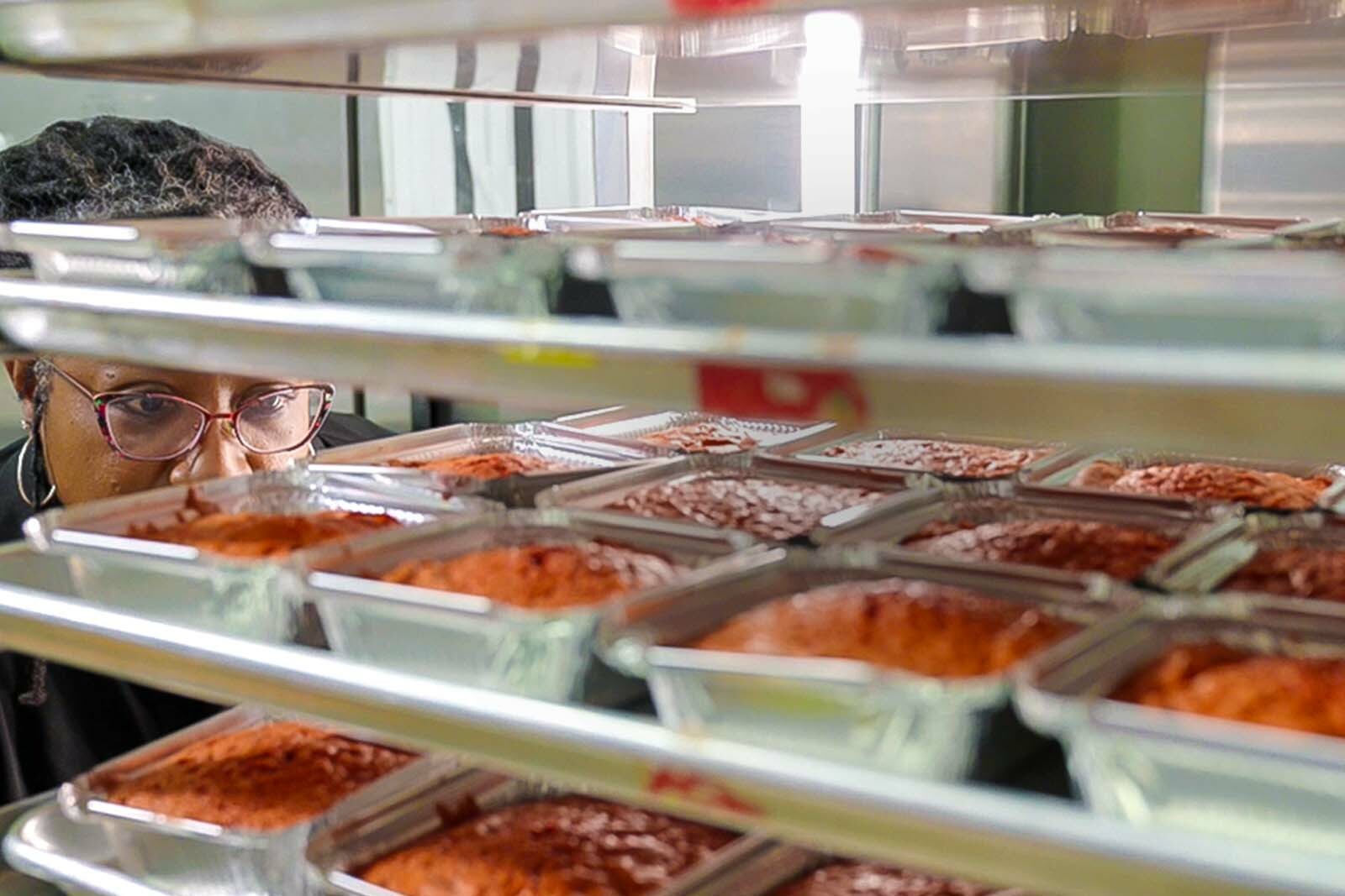 Emily's Pound Cakes on cooling racks