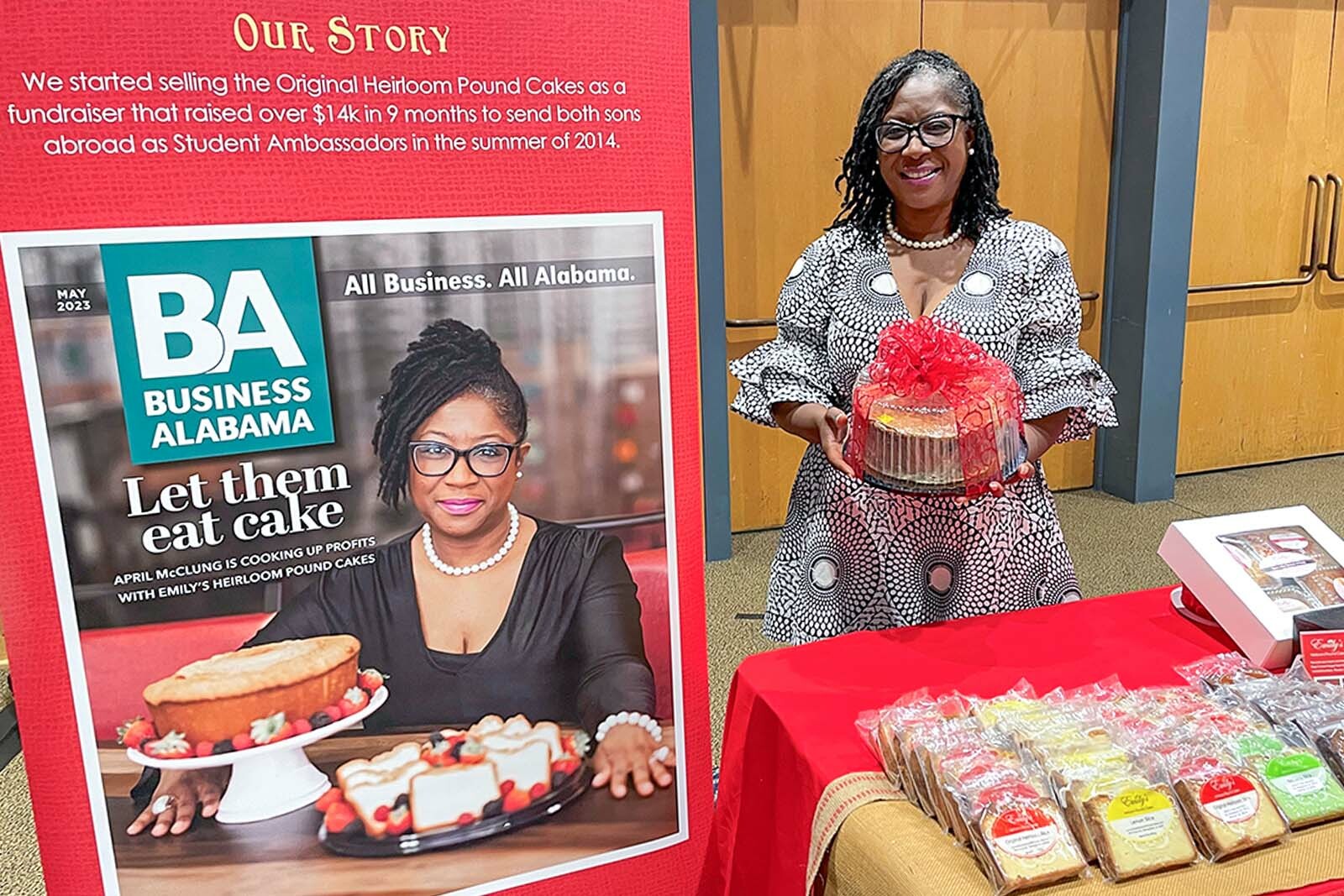 The owner of Emily's Pound Cakes