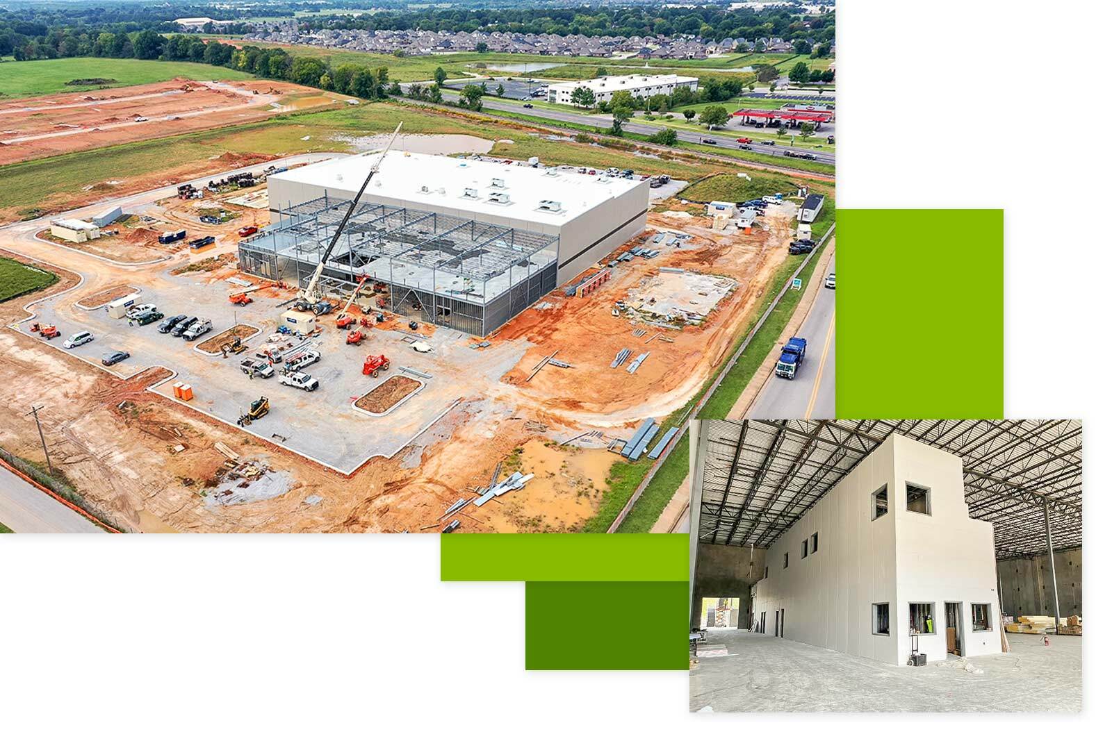 Northwest Arkansas Food Bank new facility under construction