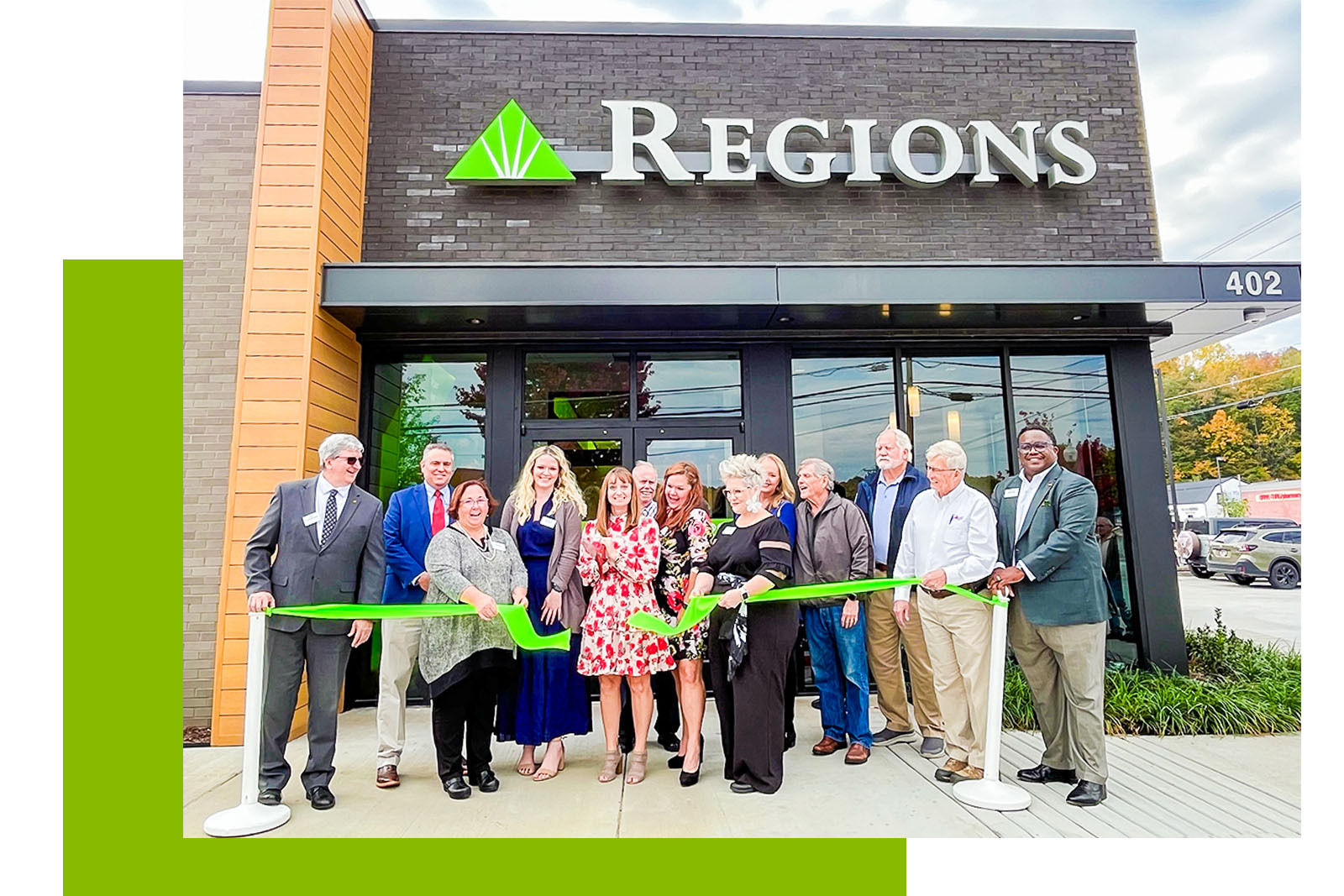 Wavery New Branch Ribbon Cutting
