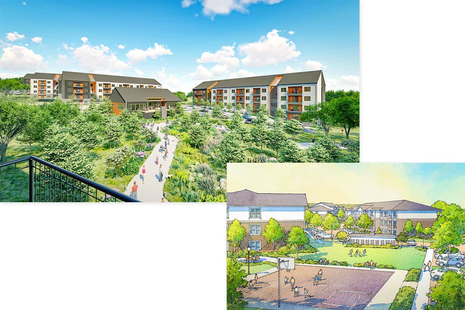 Ben Allen Ridge and Court Rendering