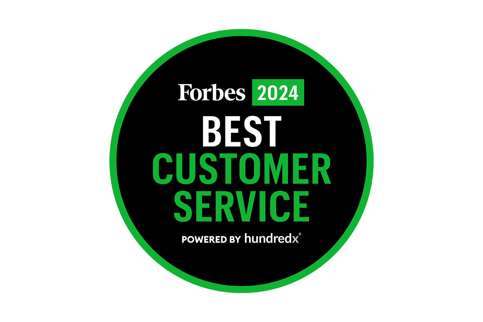 Forbes Best Customer Service 2024 - logo