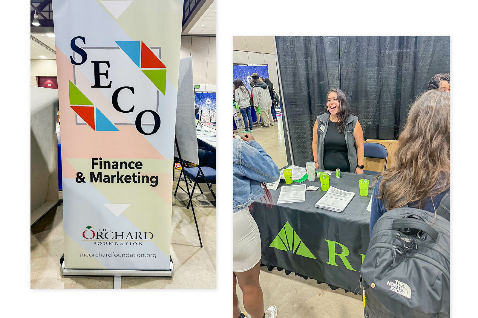 Students at the SECO event.