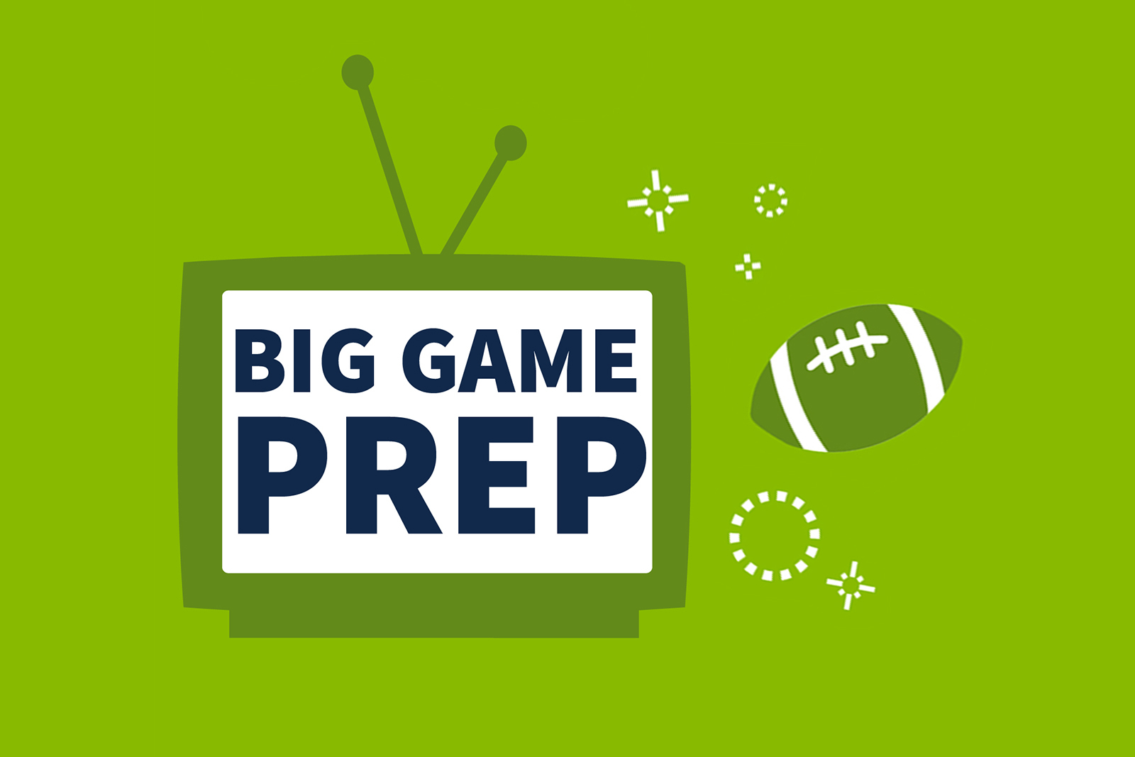 illustration - TV and football ball