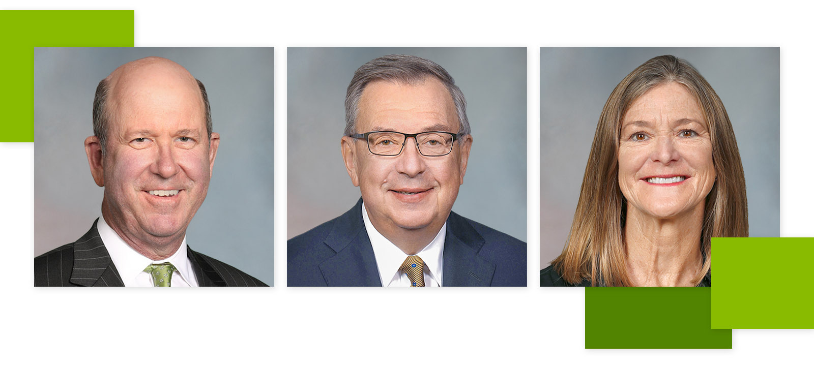 John Turner, Jim Prokopanko, Ruth Ann Marshall