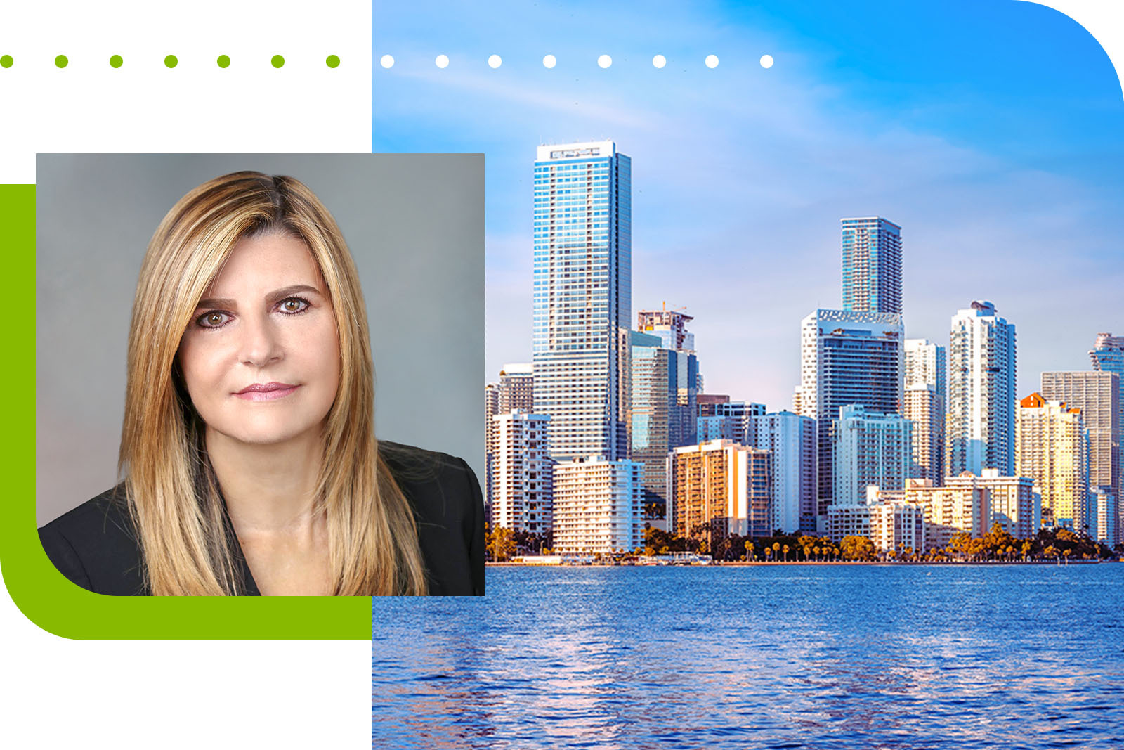 Chris Cruzpino and Miami skyline