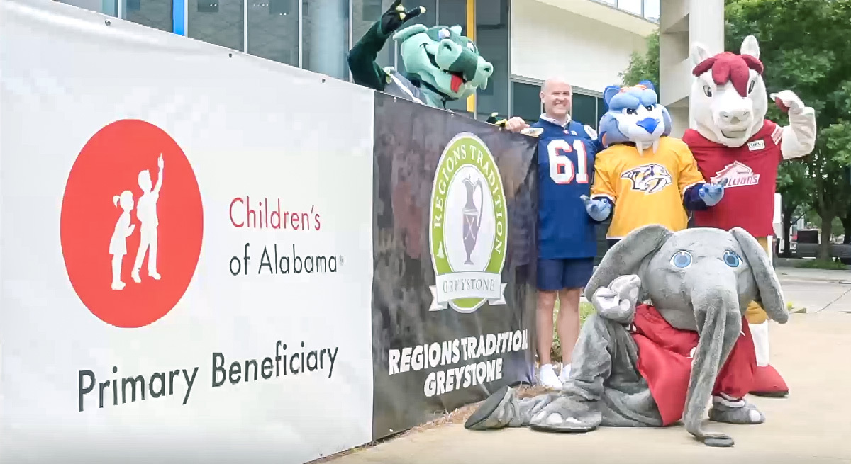 Mascots and Cole Cubelic