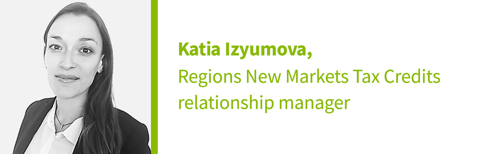 Katia Izyumova headshot and title