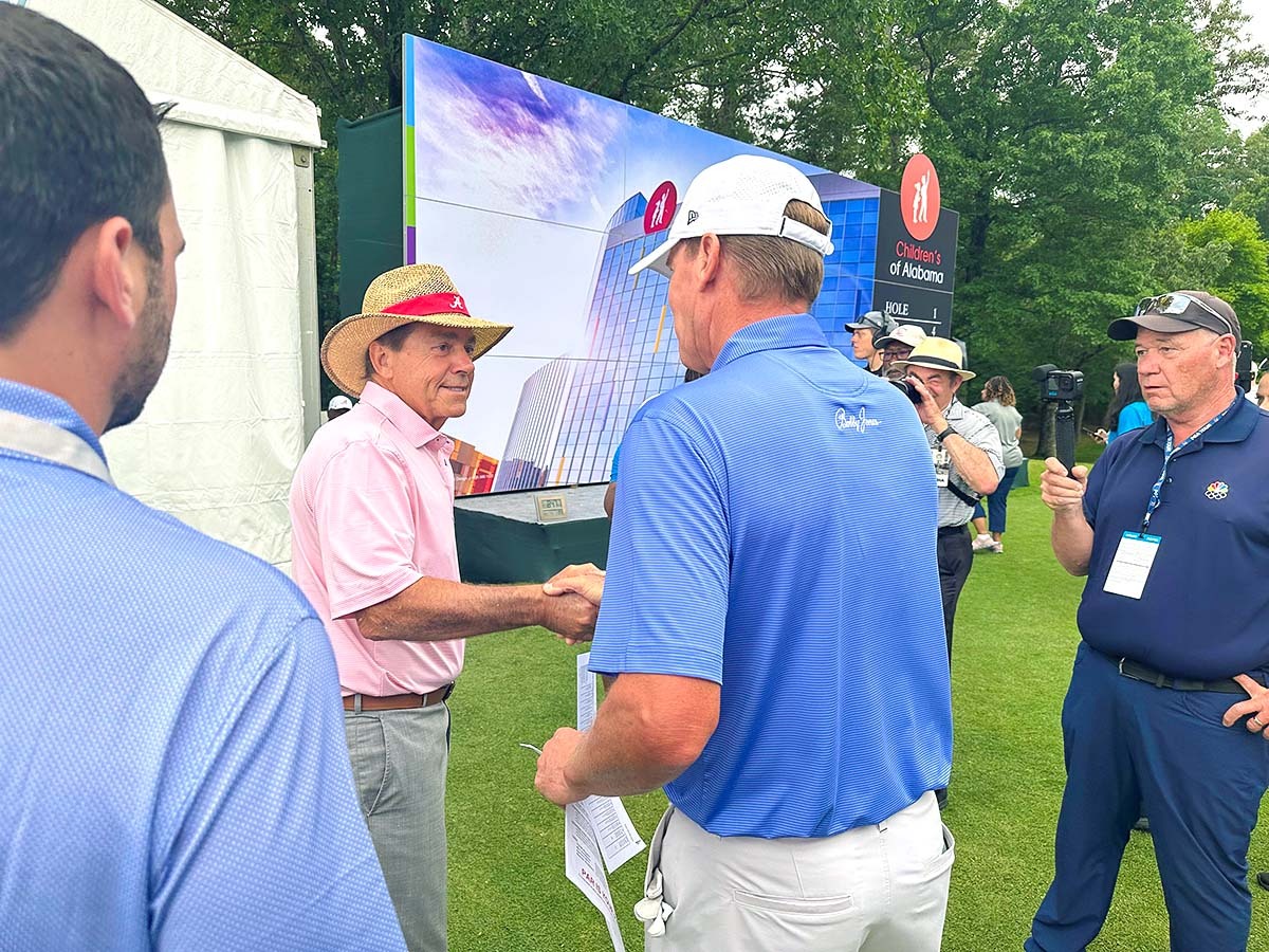 Nick Saban at the Regions Tradition 2024
