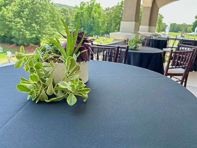 Floral arrangement on table at Regions Tradition