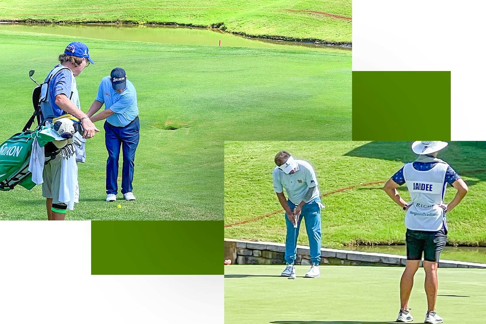 Regions Tradition - golf players collage