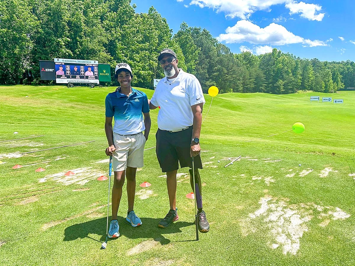 father and son at Regions Tradition