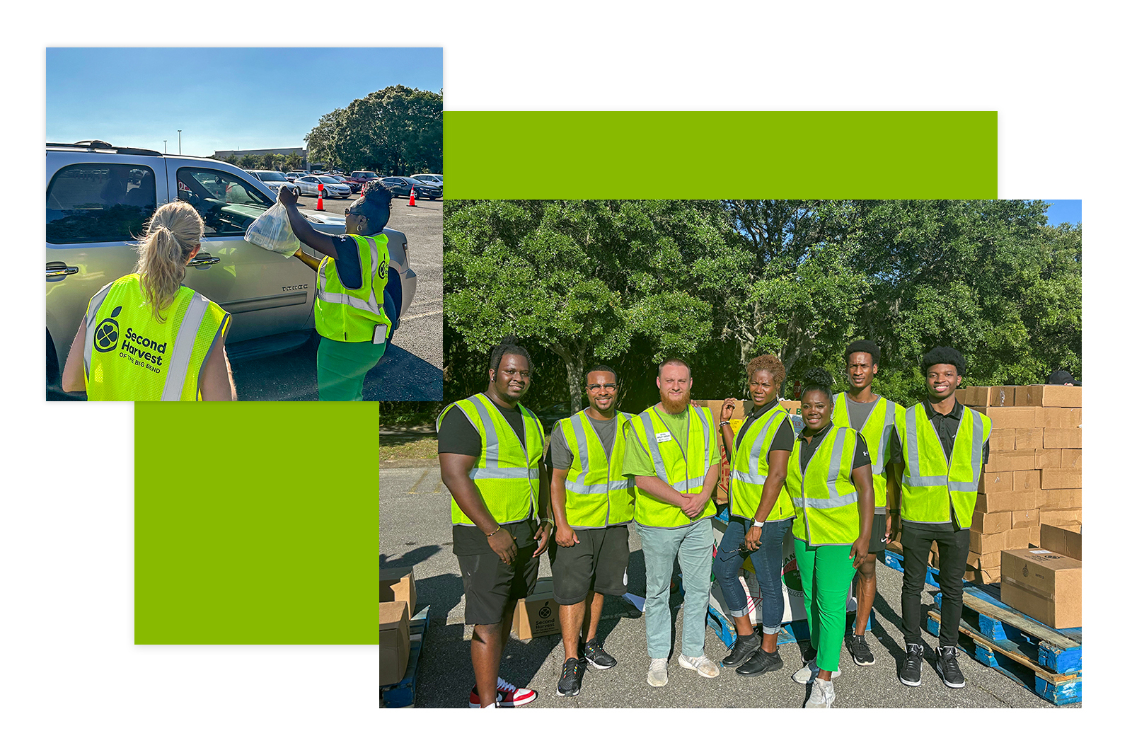 Photo of volunteers.