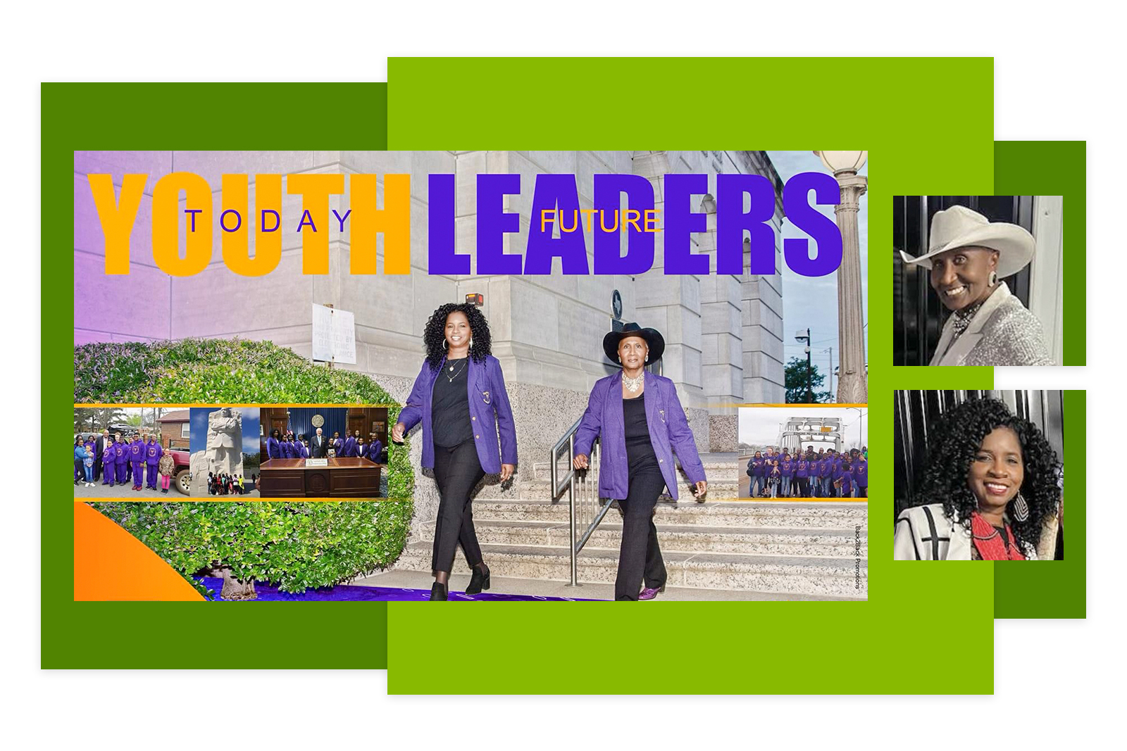 Photos of Rhonda Dolberry and Chiquita Burks. Founder and co-founder...