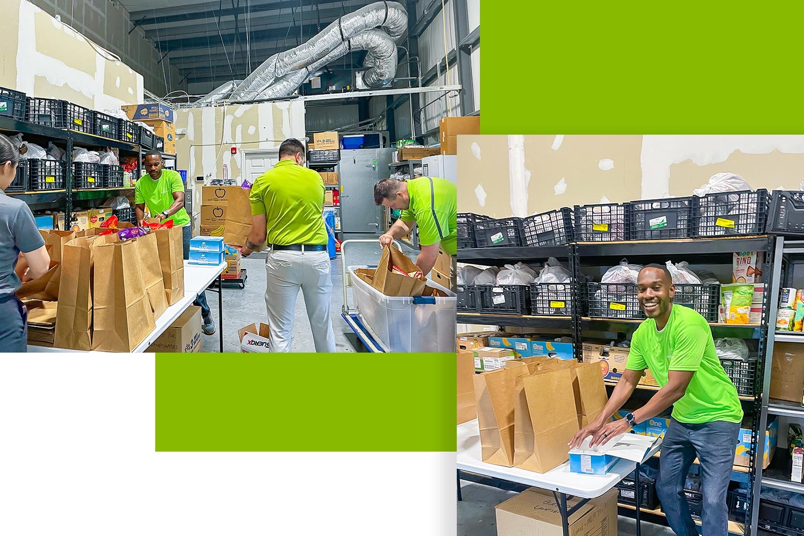 Regions Bank volunteers at Kids' Meals in Houston, Texas