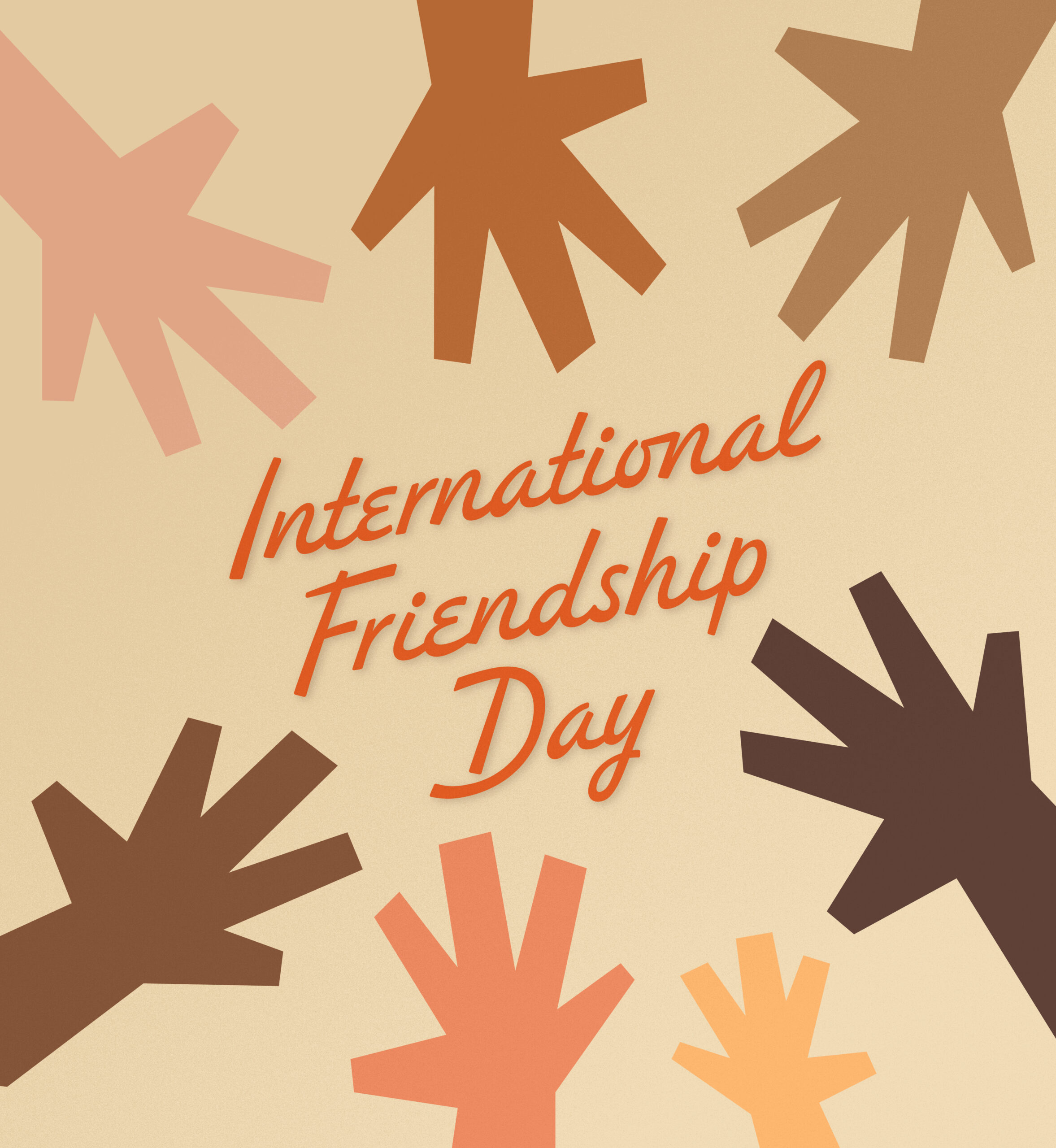 International Friendship Day Hands Ecard