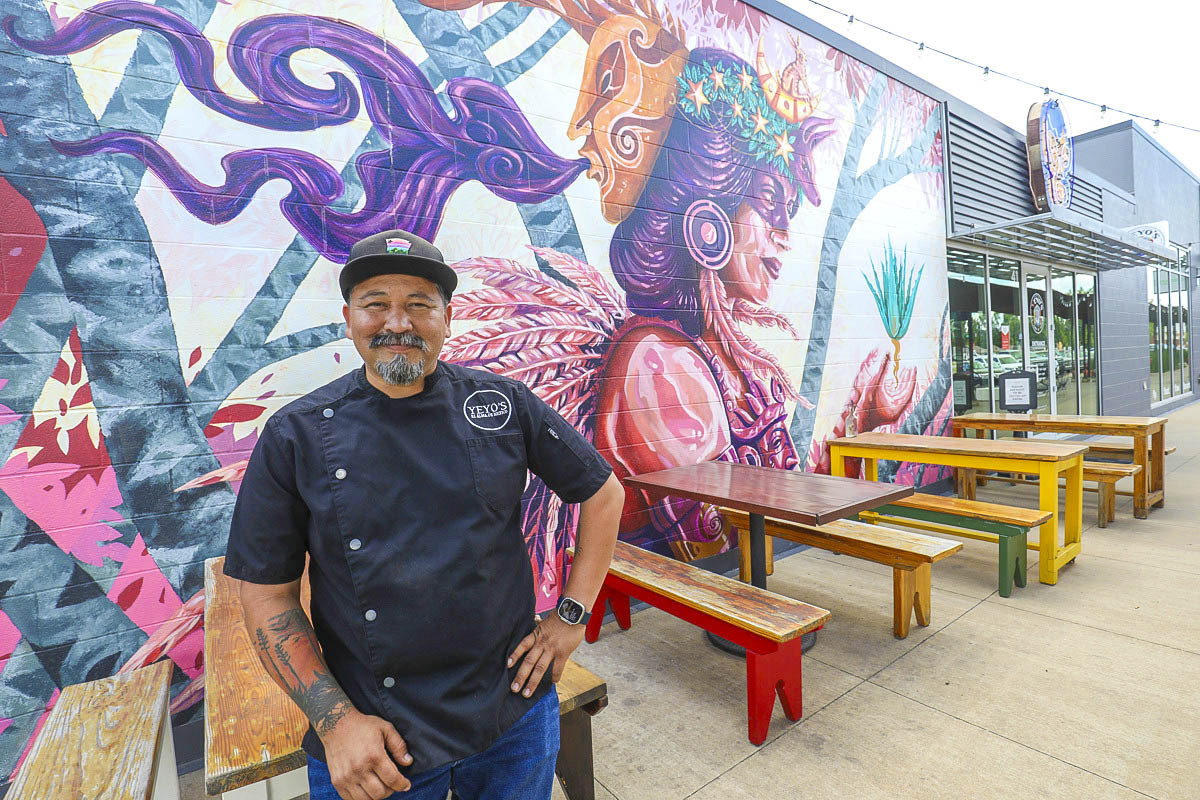 In front of a colorful mural that welcomes visitors to Yeyo’s El Alma De Mexico, chef and owner Rafael Rios is ready for the next wave of business.
