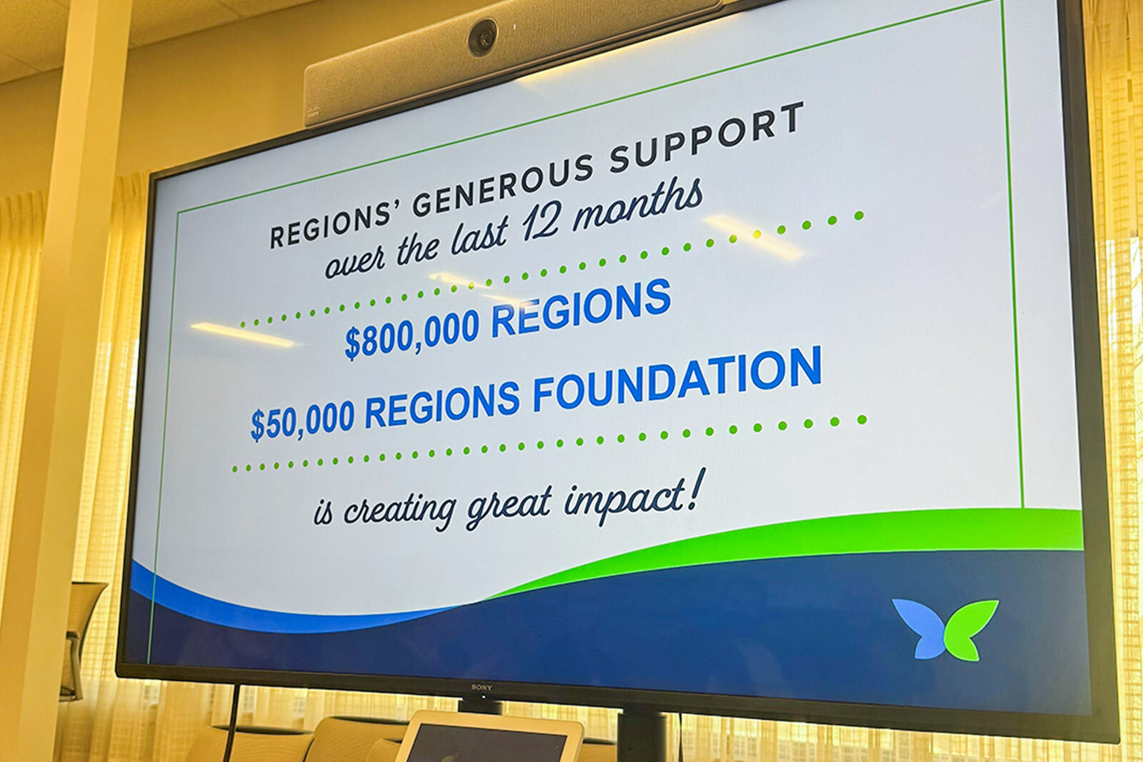 Signage from Canopy Children’s Solutions organization