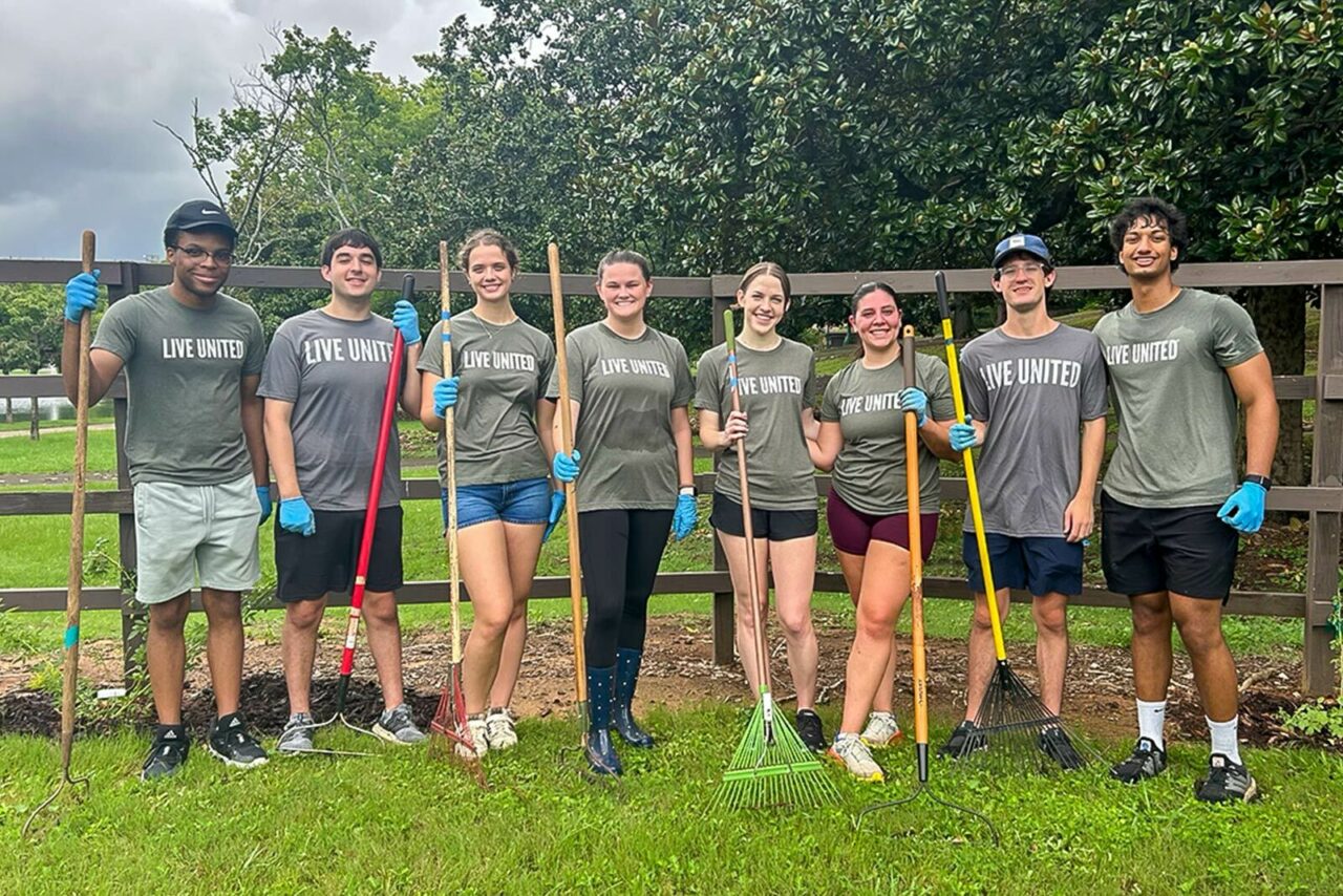 TODD Volunteer Day: Group of Regions Interns posing for the picture