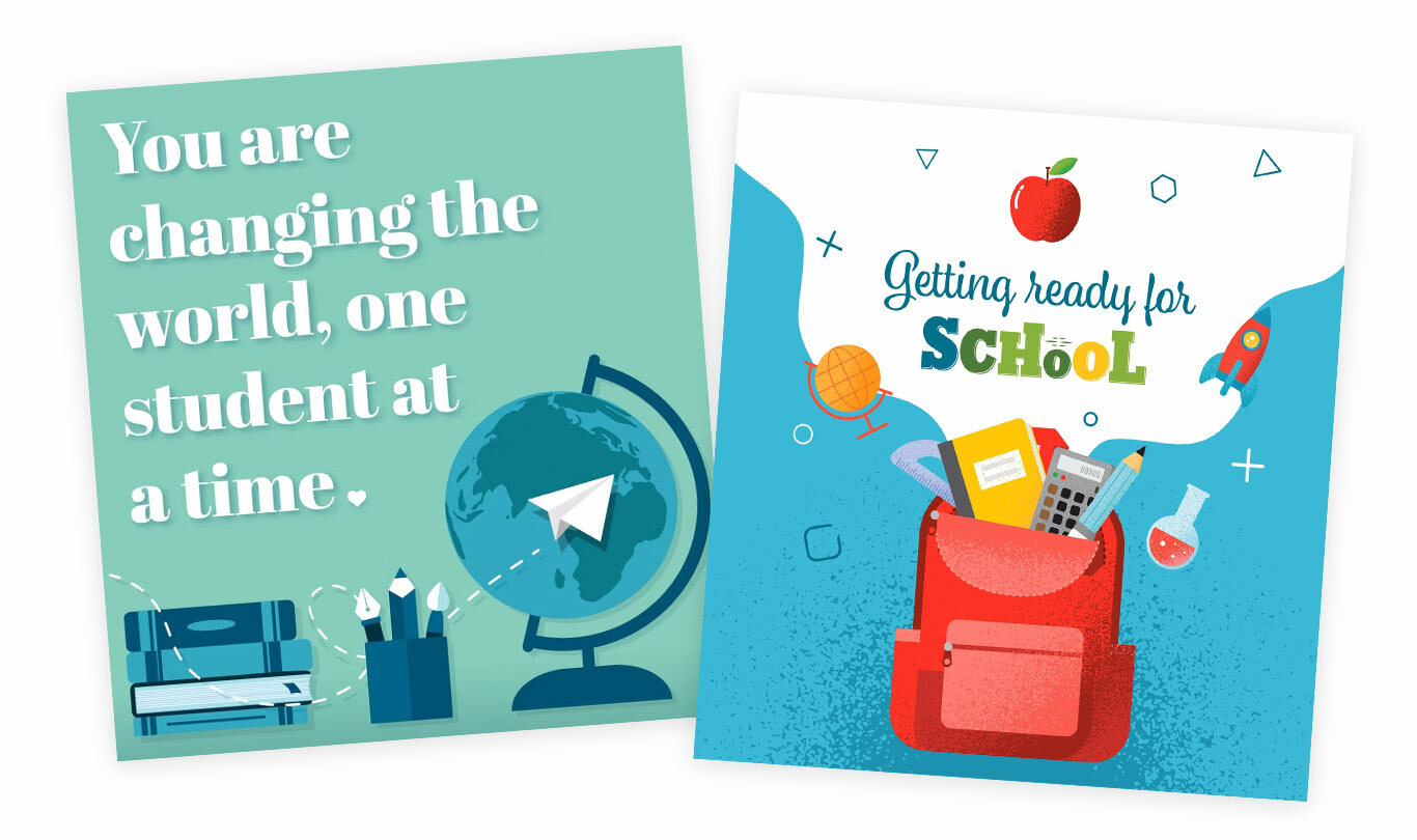 Back to school ecards