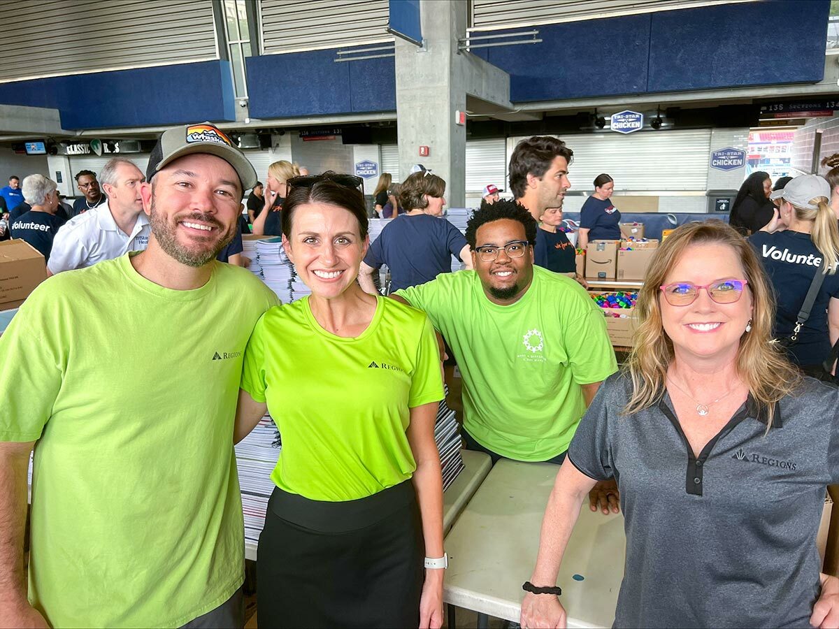 Regions volunteers