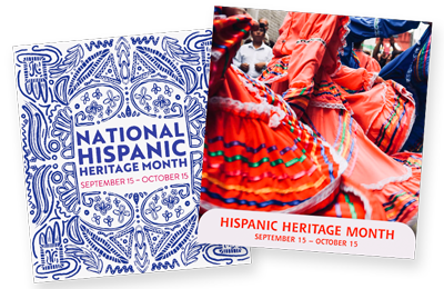 two Hispanic Heritage e-cards