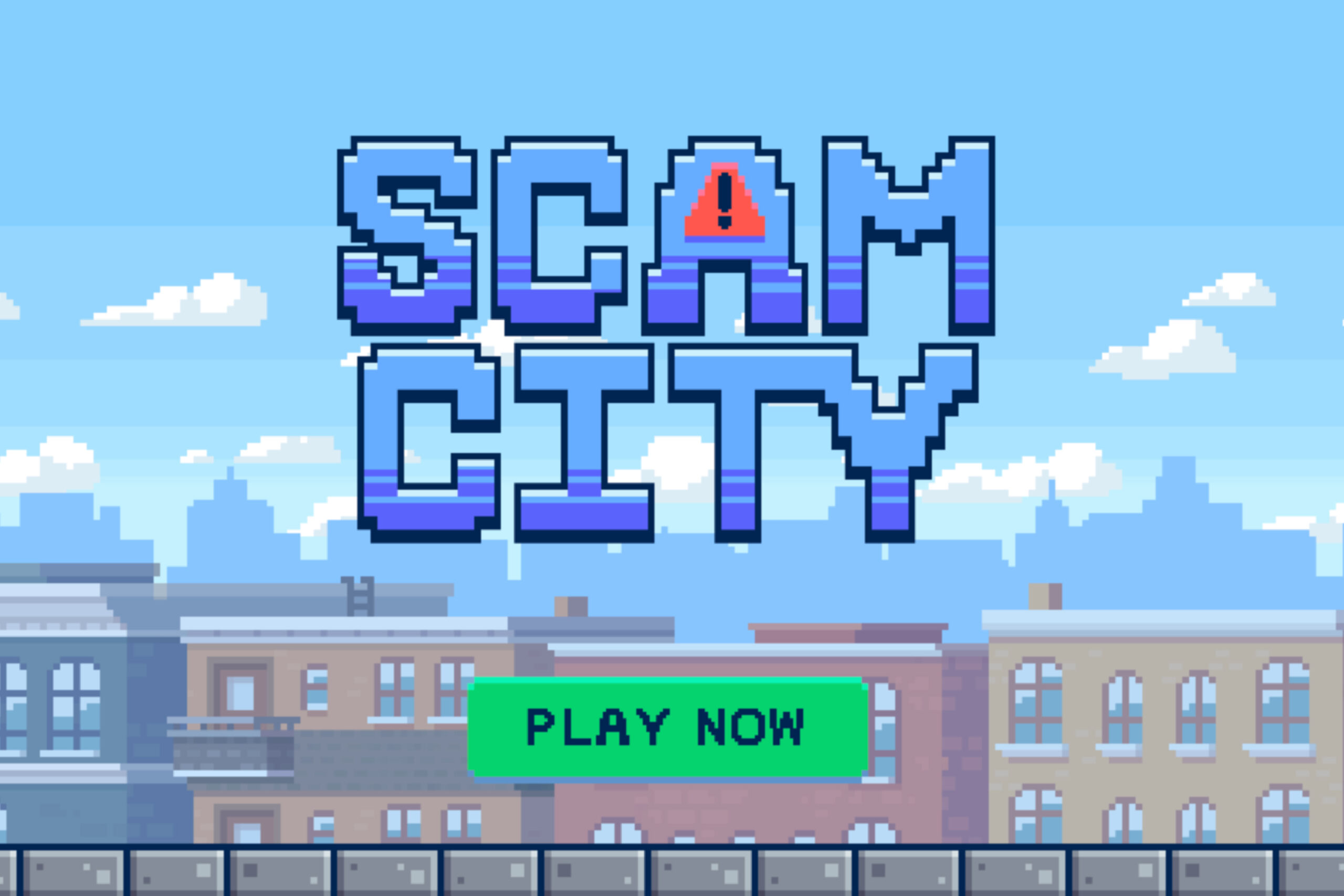 Screenshot of the Scam City Game