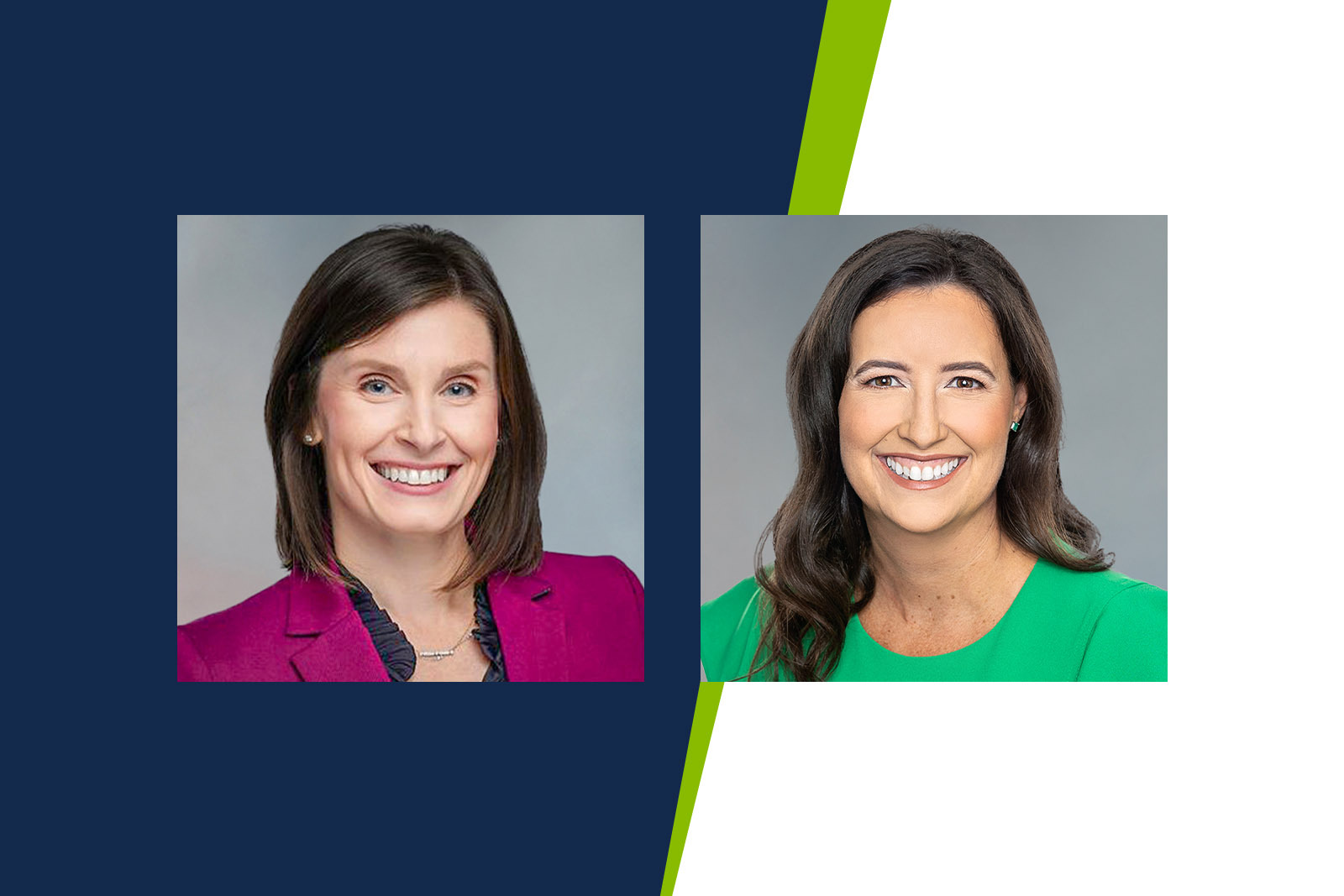 Mary Beth Coke and April Grajales share business transition planning...