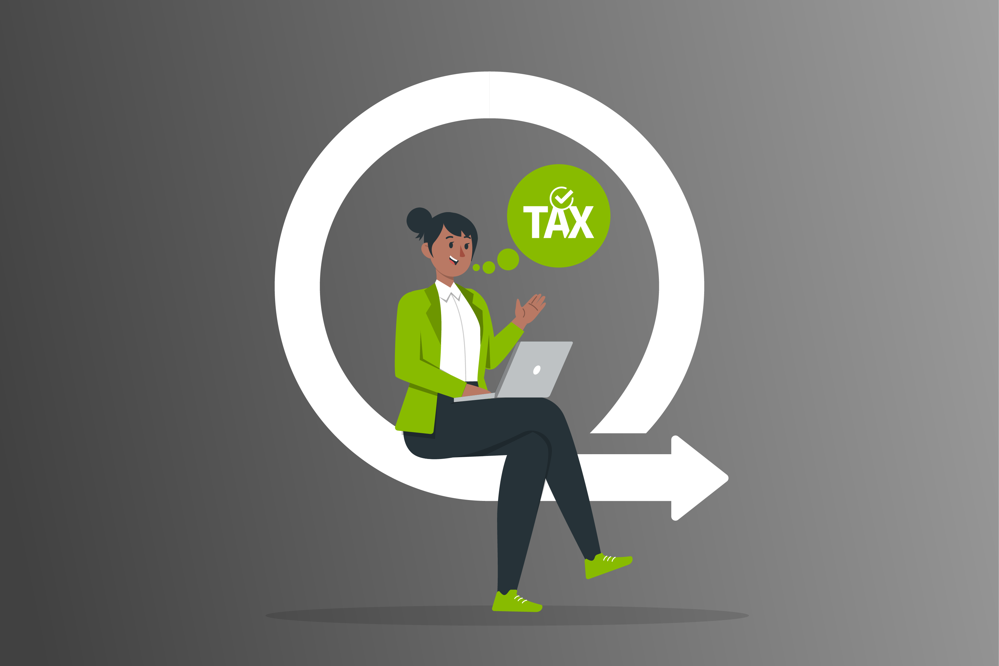 Savings Tips for Your 2024 Taxes illustration,