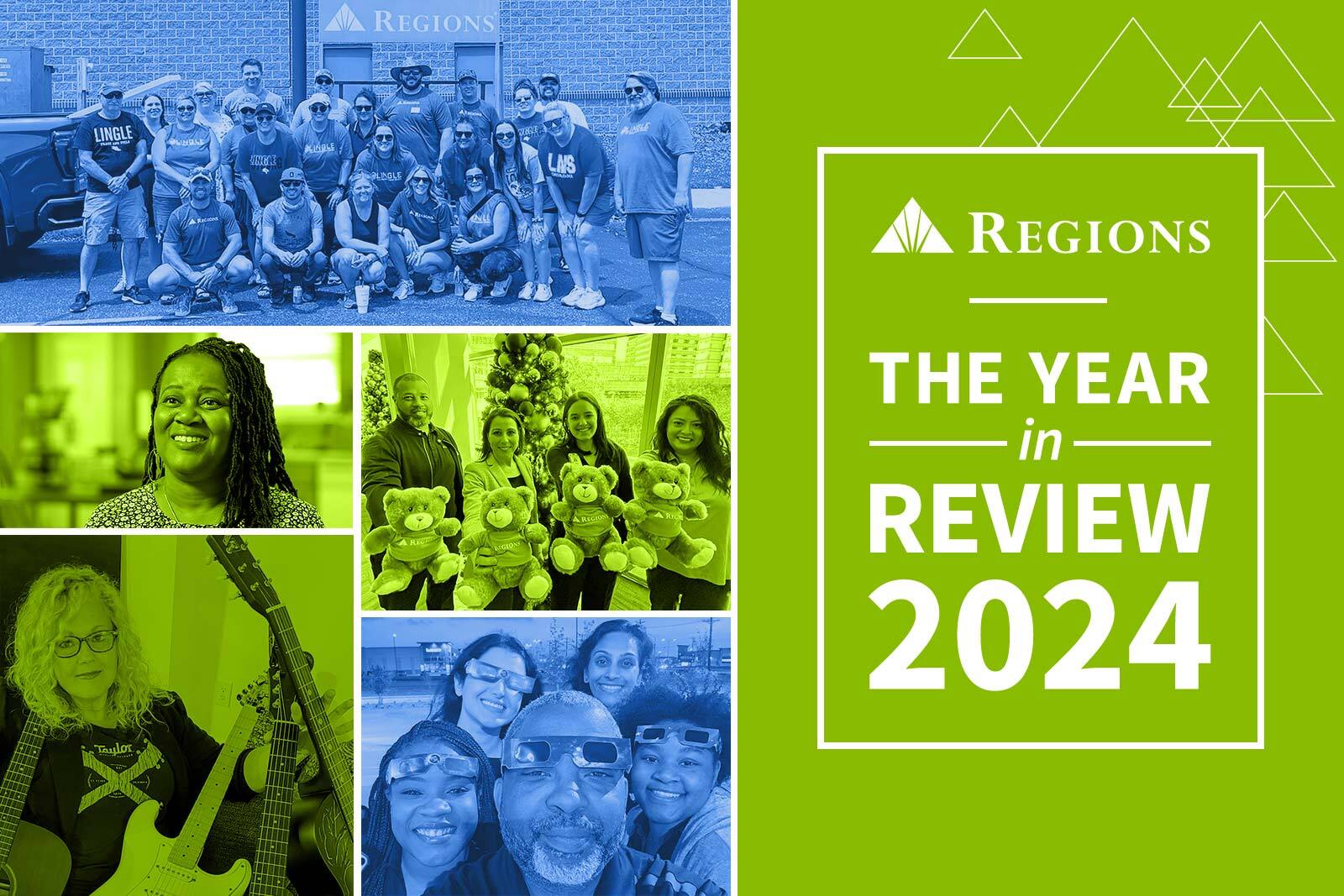 Collage with five images using the main graphics of top...