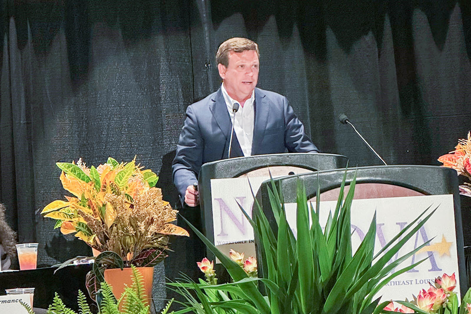 Graham Ralston, Commercial Banking regional executive at NOVA’s 8th Annual Update to the Community Luncheon.