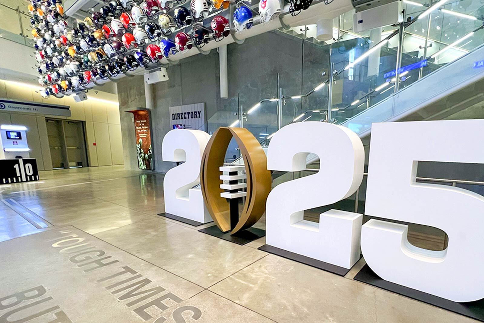The Chick-Fil-A College Football Hall of Fame in Atlanta.
