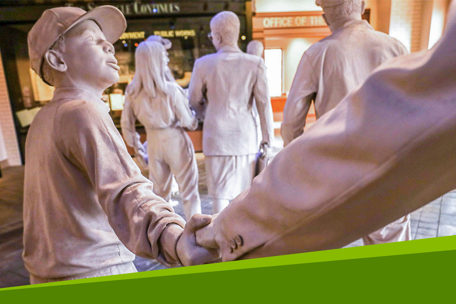 Civil Rights statues.