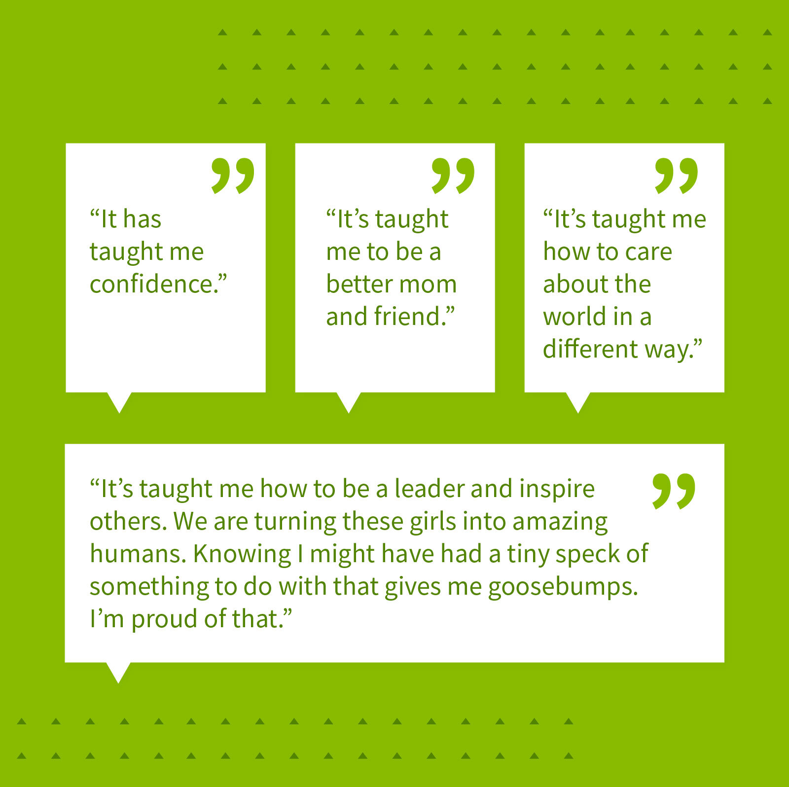 Quotes from Jessica Saylor, project manager with Regions Bank’s Branch Analytics and Strategy team and Girl Scout leader.