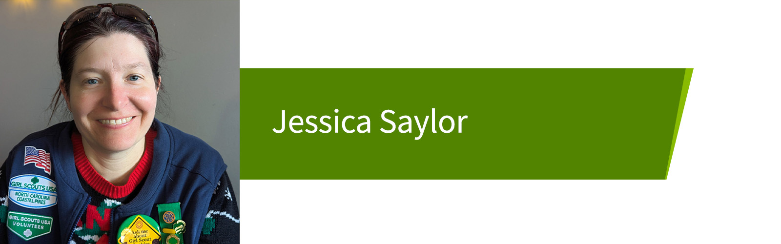 Jessica Saylor, project manager with Regions Bank’s Branch Analytics and Strategy team and Girl Scout leader.