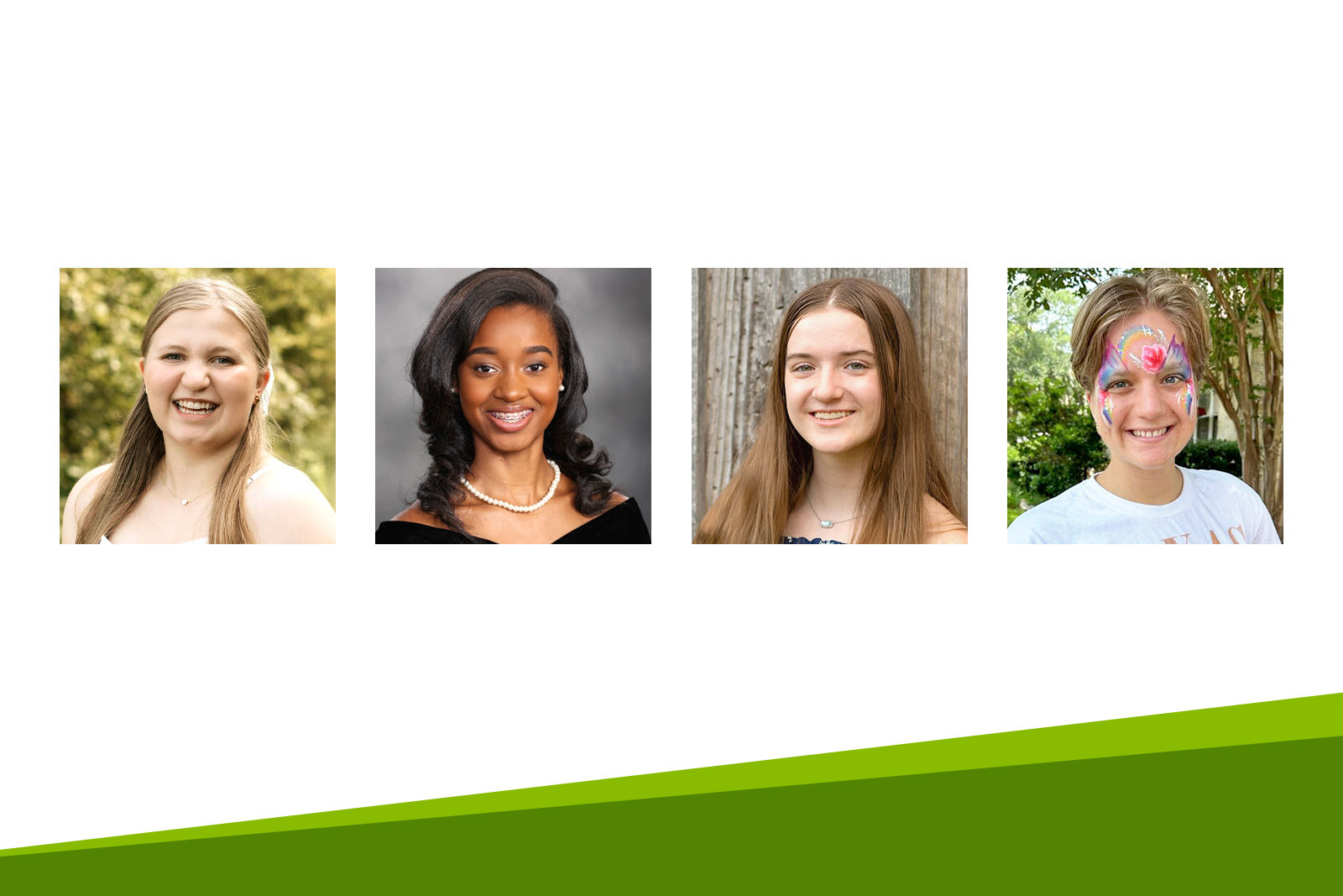 Four headshot of the Regions Riding Forward Scholarship Winners Q4.