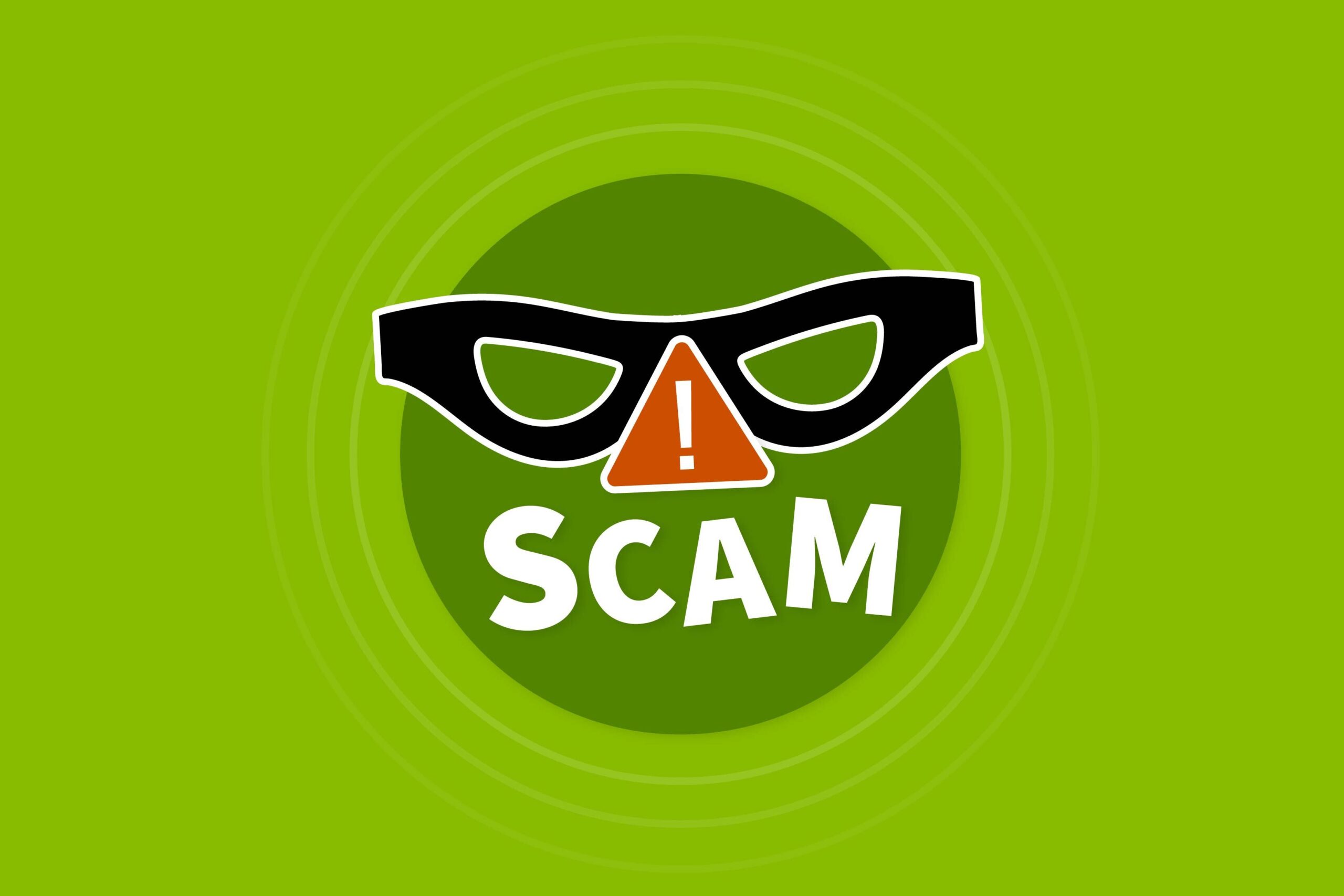 Illustration of a thief mask with caution symbol and the...