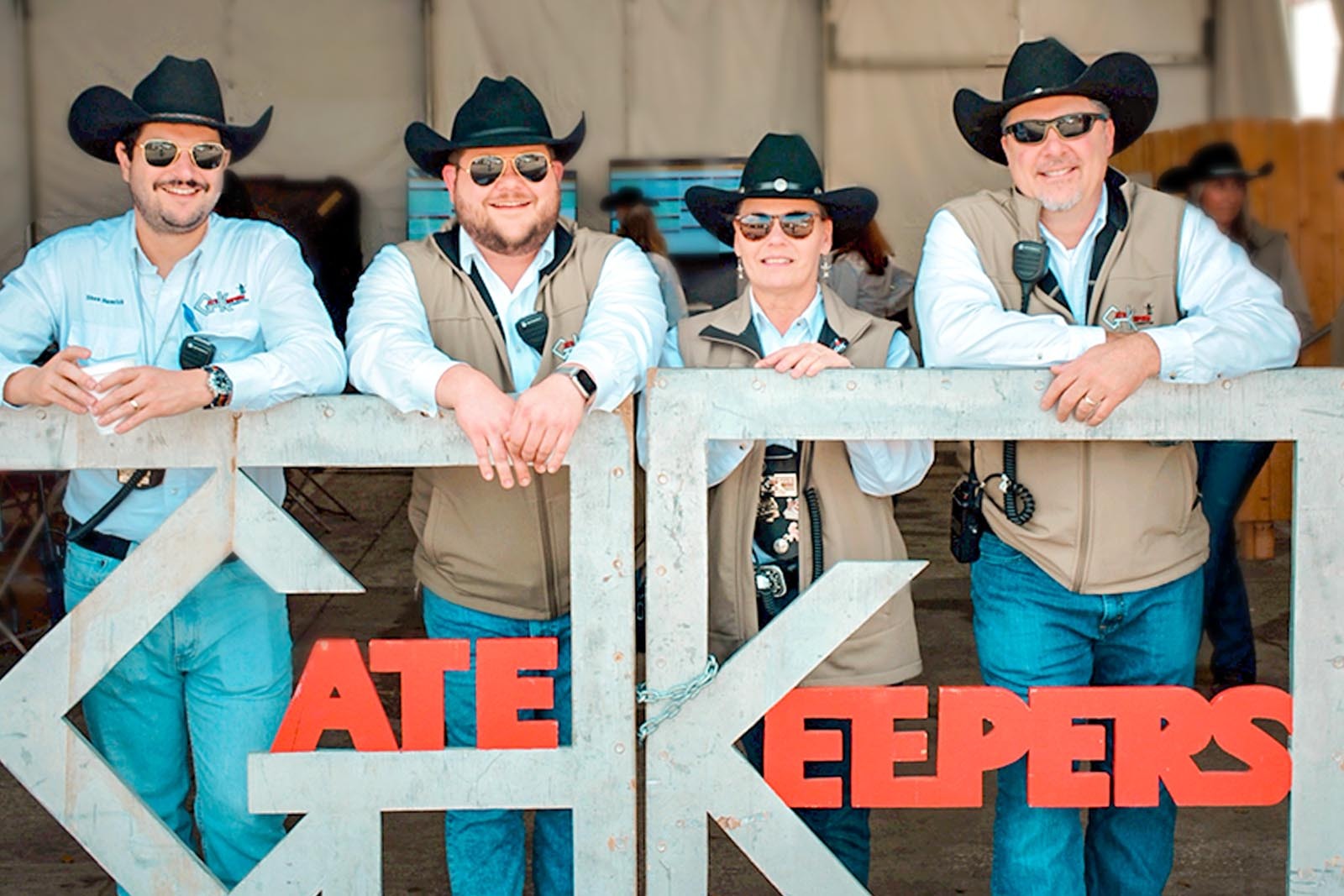 Tranyce Moore and other Gatekeepers at the rodeo.