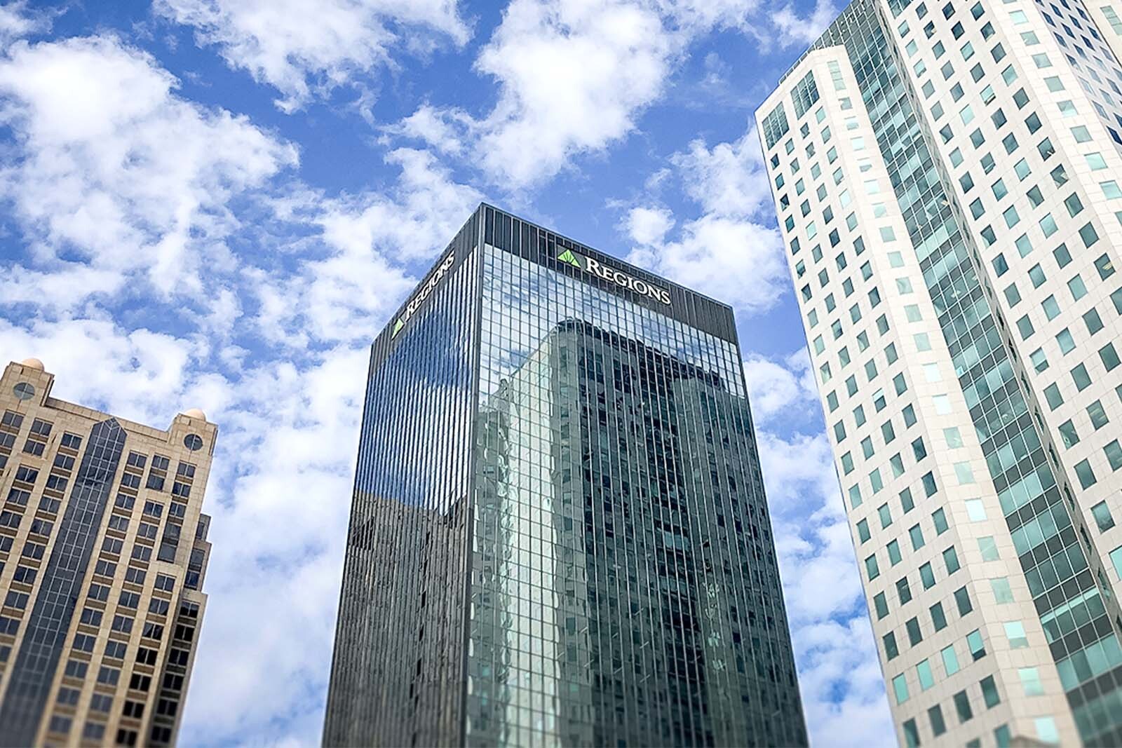 Exterior of Regions Center.