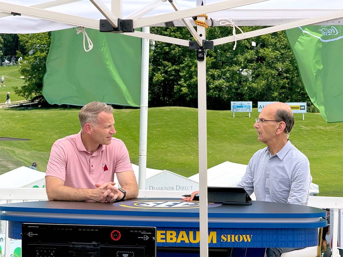 Alabama coach Nate Oats and Paul Finebaum