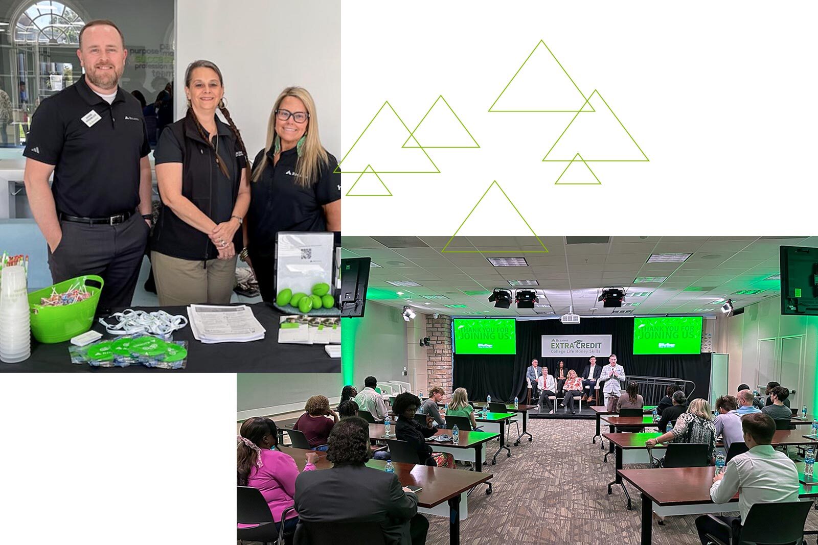 Participants at the Extra Credit event.